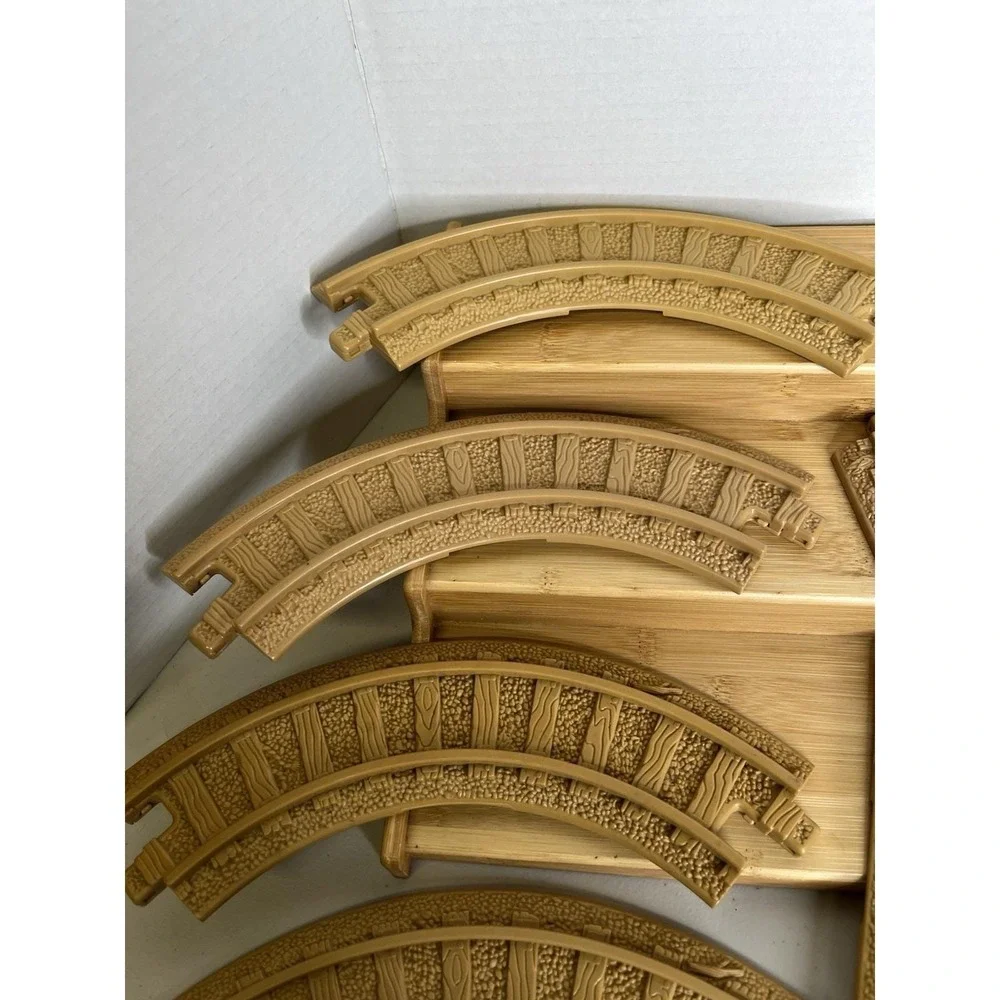 Geotrax ASSORTED Tan Brown Lot Of 18  Replacement‎ Track Piece Geo Trax